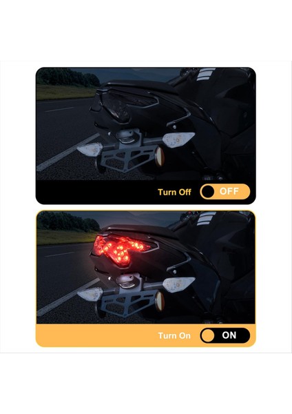 Motosiklet LED Entegre Fren Kuyruk Işık Kawasaki Ninja 500 Için EX500 2024 2025 Fren Işık Koşu Işık Aksesuarları (Yurt Dışından) fırsatları