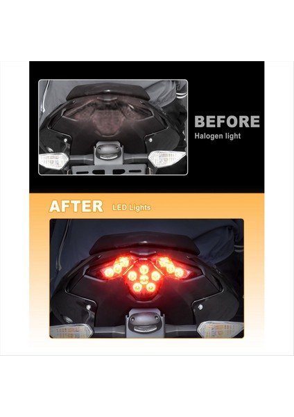 Motosiklet LED Entegre Fren Kuyruk Işık Kawasaki Ninja 500 Için EX500 2024 2025 Fren Işık Koşu Işık Aksesuarları (Yurt Dışından) indirimleri