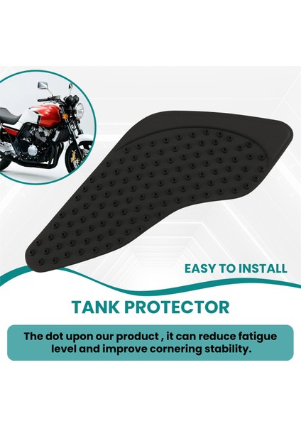 Honda CB400 Vtec 1992-2018 Için Motosiklet Koruyucu Tank Çekiş Pedi Yan Gaz Diz Tutma Koruyucusu (Yurt Dışından) indirimleri