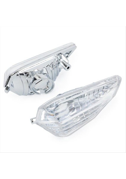 Motosiklet Dönüş Işık Kapak Dönüş Sinyali Işık Kapak Kawasaki Z 125 250 300 650 900 VERSYS-X300 2017-2023 Gümüş (Yurt Dışından)