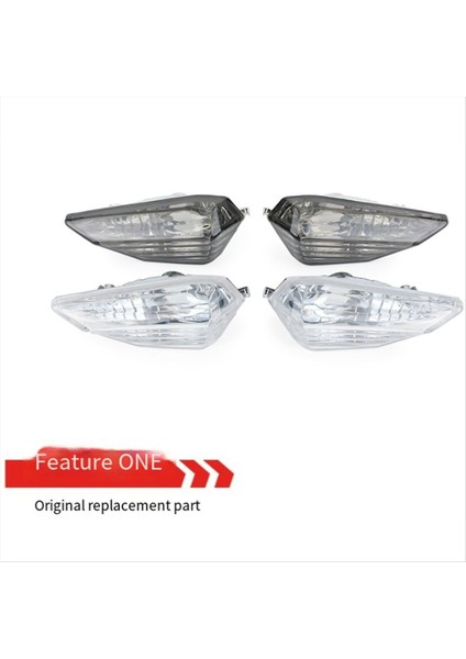 Motosiklet Dönüş Işık Kapak Dönüş Sinyali Işık Kapak Kawasaki Z 125 250 300 650 900 VERSYS-X300 2017-2023 Gümüş (Yurt Dışından) modelleri