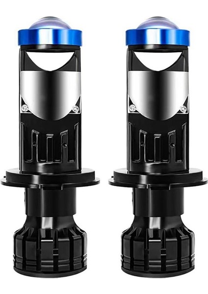 Y6D Balıkgözü LED Far Çift Işık Lensi Beyaz Motosiklet Spot H7 Araba Far (Yurt Dışından) fırsatları