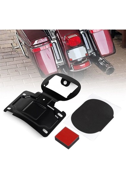 Siyah Motosiklet Plaka Yer Değiştirme Braketi Için Harley 16-19 Yol Glide Ultra Fltru (Yurt Dışından) fırsatları
