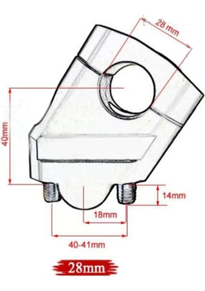 28MM Motosiklet Gidonu Kaldırma Kodu Motocross Yükseltme Kelepçe Dağı Arazi Motosikleti Benelli Bmw Yamaha Honda Için (Yurt Dışından) fırsatları