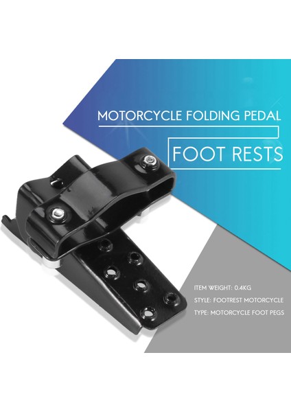 Yeni 1 Çift Siyah Çelik Motosiklet Bisiklet Aksesuarları Çerçeve Ayak Pedalı Katlanır Özel Tasarım Boyut Mm-30 mm (Yurt Dışından) modelleri