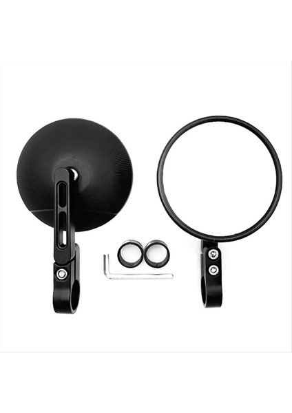 Motosiklet Dikiz Aynası Ayarlanabilir Bisiklet Dikiz Aynası Motosiklet Gidonu Cam Dikiz Aynası (Yurt Dışından)