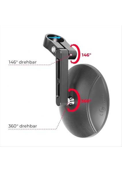 Motosiklet Dikiz Aynası Ayarlanabilir Bisiklet Dikiz Aynası Motosiklet Gidonu Cam Dikiz Aynası (Yurt Dışından) indirimleri