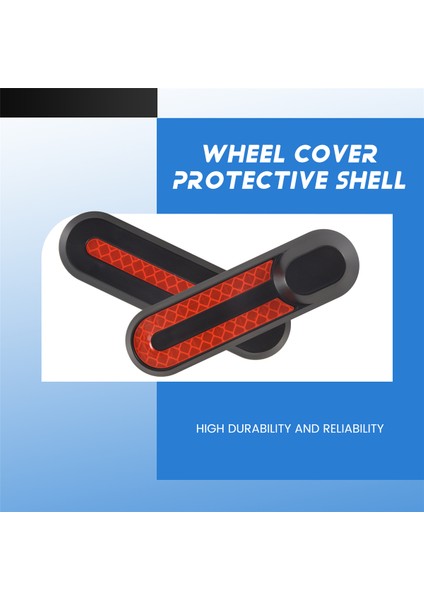 Xiaomi M365 Elektrikli Akıllı Scooter Tekerlek Göbekleri Kapağı Koruyucu Kabuk Kılıfı Çıkartma Çıkartmaları Kaykay Yedek Parçaları (Yurt Dışından) indirimleri