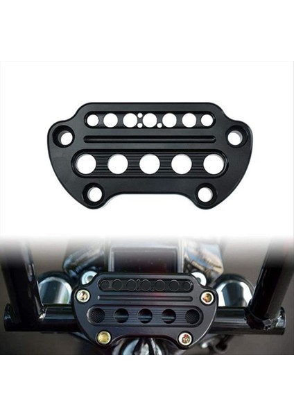 Motosiklet Gösterge Işığı Gidon Üst Basın Kodu Gidon Kelepçe Çubuk Yükseltici Için Harley Sportster 1995-DYNA 2006- (Yurt Dışından) fiyatları