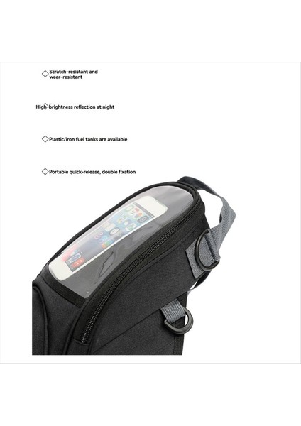 Motosiklet Yağ Tankı Çantası Açık Çok Fonksiyonlu Tankı Çantası Navigasyon Çantası Sabit Kayış + Güçlü Mıknatıs 32X18X7CM (Yurt Dışından) fiyatları