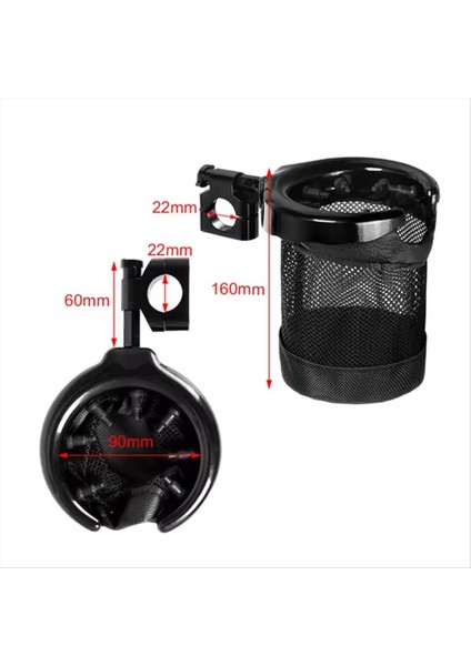 Motosiklet Bardak Tutucu Şişe Standı Adaptörü Içecek Tutucu Gidon Için Uygun 22MM (Yurt Dışından) fiyatları