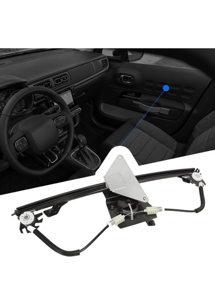 Elektrikli Cam Kaldırıcı Cam Kaldırıcı 9802617380 350103110400 Cıtroen C3 Mk2 2009-2020 Için (Yurt Dışından) fırsatları