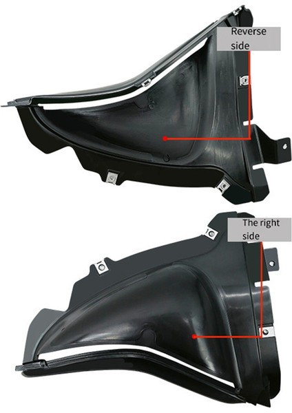 Bmw 5 Serisi F18 F10 2011-2013 Için Ön Tampon Iç Çamurluk Kaplaması 51757256865 51757256866 (Yurt Dışından) fırsatları