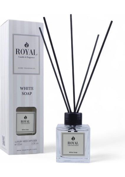 Beyaz Sabun - White Soap - 100 ml Çubuklu Oda Ve Ortam Kokusu