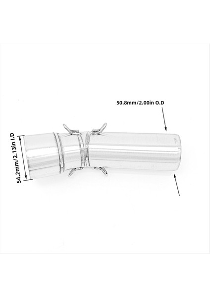 Motosiklet Egzoz Borusu Orta Bölüm Adaptörü Bağlantı Borusu Bmw F650GS F700GS F800GS Adv Yeni Yüksek Kalite (Yurt Dışından) fırsatları