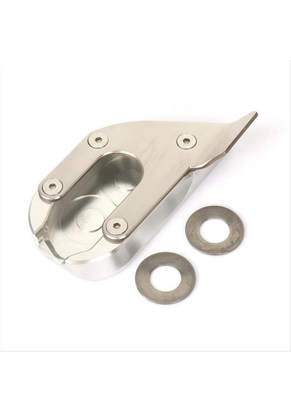 Motosiklet Kickstand Genişletici Ayak Yan Ayak Tabanı Uzatma Bmw R1300GS R 1300 Gs Macera 2023 2024 Gümüş (Yurt Dışından)