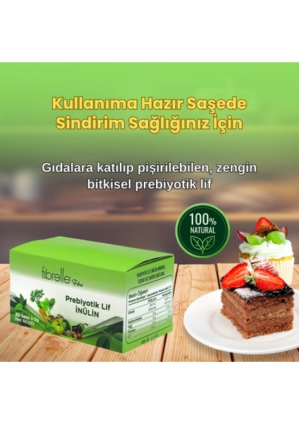 Prebiyotik Lif Inülin Hindibağ 2 gr Saşe 30'lu Kutu fiyatları