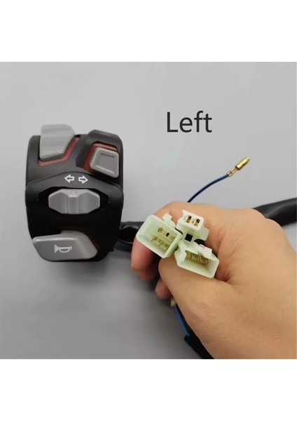 7/8 Inç 22 mm Evrensel Motosiklet Gidon Anahtarı Far Uyarı Sinyal Flaşı Sinyal Korna Başlatma Düğmesi Led'li A (Yurt Dışından) indirimleri