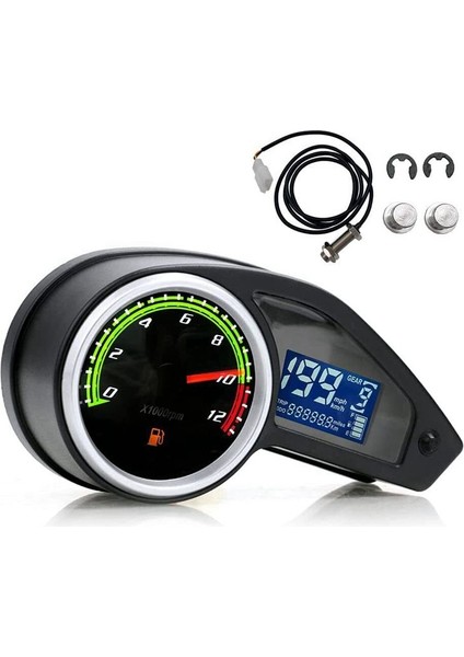 LCD Motosiklet Kilometre Sayacı Yerine Rps Şahin Dijital Kilometre Evrensel Göstergeleri (Yurt Dışından)