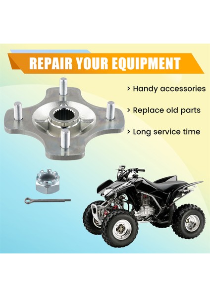 Honda Fourtrax 200 TRX200D 300 TRX300FW Için 2 Adet Arka Aks Tekerlek Göbeği 42410-HF1-A00 42410-HB3-000 42410-HC4-750 (Yurt Dışından) indirimleri