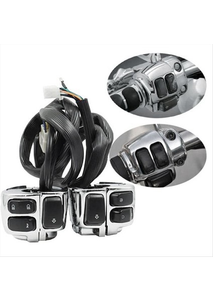 Motosiklet Gidonu Dönüş Sinyali Kontrol Anahtarı 25MM Gidon Anahtarı Için Harley XL883 Sportster Dyna V-Rod Softail (Yurt Dışından) fiyatları