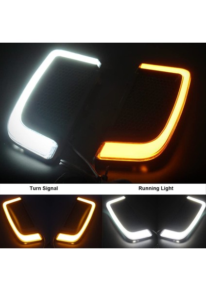 Motosiklet LED Fairing Grille Dönüş Sinyal Işıkları Harley Touring Sokak Electra Glide Tri Glide Flhtk Flhtcu Flhtkse (Yurt Dışından) fırsatları