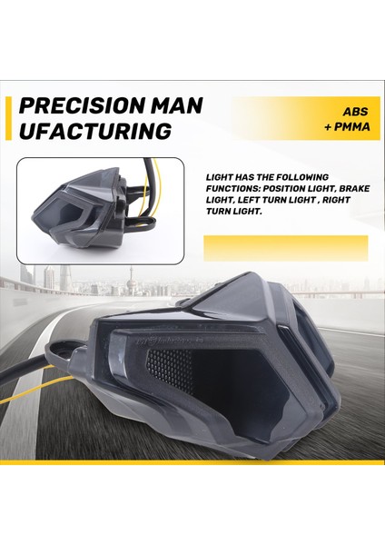 Motosiklet LED Arka Lambası Ducati 848 2008-14 1098 1198 2007-13 Fren Dönüş Sinyalleri Entegre Arka Kuyruk Işık Flaşör (Yurt Dışından) indirimleri