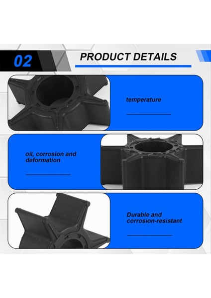 Su Pompası Çarkı 6H3-44352-00 Yamaha Dıştan Takma Motor Için 40-70HP 6H3-44352 697-44352 697-44352-00 Tekne Motoru Parçaları (Yurt Dışından) indirimleri