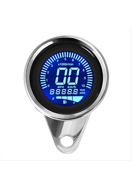 Motosiklet Metre Kilometre Dijital Kilometre Sayacı Gece Lambası 12V Dijital Kilometre Takometre Motosiklet Aksesuarları, Bir (Yurt Dışından)
