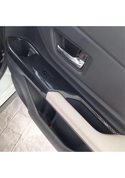 Toyota Veloz 2022-2024 Karbon Fiber Araç Cam Kaldırma Anahtarı Düğme Paneli Kapağı Döşeme Iç Aksesuarları (Yurt Dışından) indirimleri