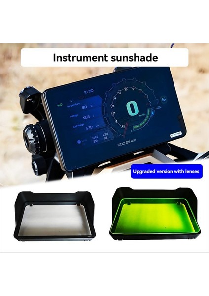 Motosiklet Aksesuarları Güneşlik Kapağı Enstrüman Ekran Güneşlik Guard Zontes 368G G368 368 G 2024 2025 Şeffaf (Yurt Dışından) modelleri
