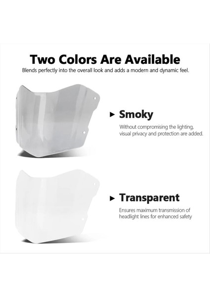 Motosiklet Far Koruyucu Güvenlik Yamaha Tenere Tenere 700 TENERE700 Ralli 2025 Kafa Lambası Koruma Duman Gri (Yurt Dışından) indirimleri