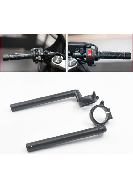 Honda CBR650R Cbr 650R 2019-2023 Için Siyah Sağ Gidon Klipsli Çatal Borulu Motosiklet Gidonu (Yurt Dışından) fırsatları