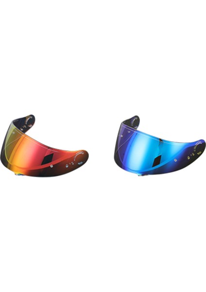 Motosiklet Kaskı Revo Lens Kask Vizörü Aksesuarları Gt-Aır Gt-Aır2 Kask Için Kask Ön Camı Lensi Şeffaf Revo Kırmızı (Yurt Dışından) modelleri