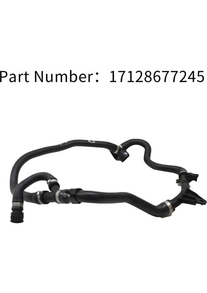 17128677245 Bmw 4 Serisi Gc Cabriolet (F33) Coupe (F32) Soğutma Radyatör Borusu Için Araç Ara Soğutucu Soğutma Hortumu (Yurt Dışından)