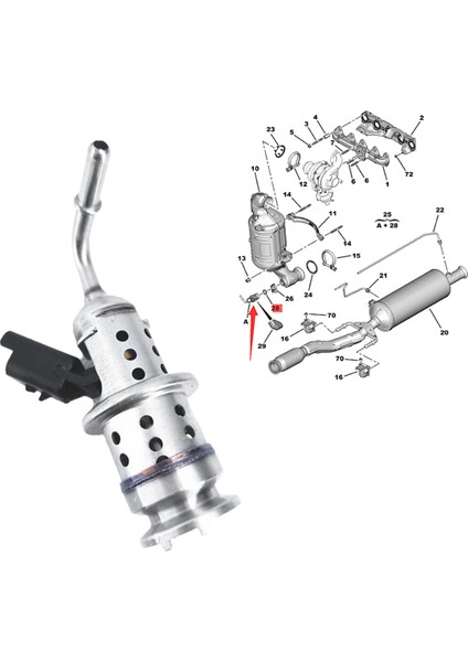 Citroen C3 C4 Ds3 Ds4 Ds5 Berlingo Peugeot 208 301 308 508 2008 3008 Için Araç Üre Yakıt Enjektör Meme Vanası 9802763880 (Yurt Dışından) modelleri