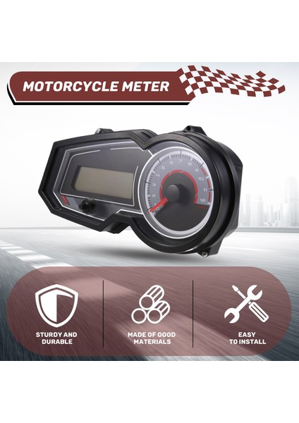 Piaggio Robinson 125 Için Motosiklet LCD Dijital Metre Hız Göstergesi Kilometre Sayacı Takometre Ölçer (Yurt Dışından) fırsatları