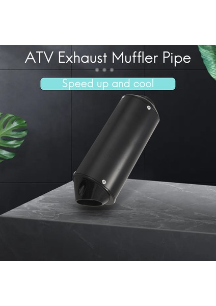 28MM Motosiklet Egzoz Susturucu Boru Kiti Egzoz Yarış Borusu 50CC 110CC 125CC Kir Arazi Motosikleti Atv Honda Siyah (Yurt Dışından) fiyatları
