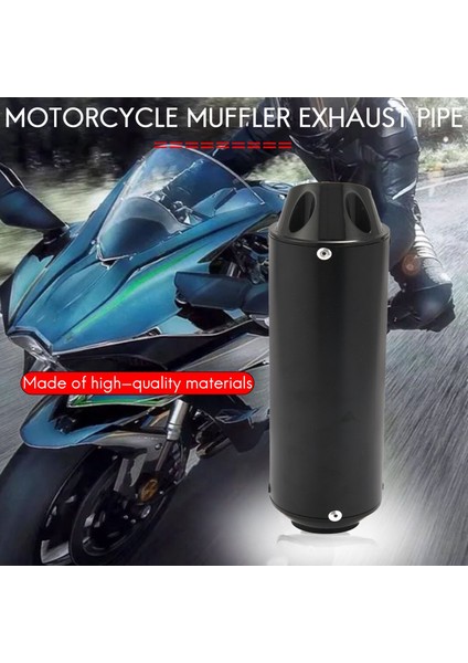 28MM Motosiklet Egzoz Susturucu Boru Kiti Egzoz Yarış Borusu 50CC 110CC 125CC Kir Arazi Motosikleti Atv Honda Siyah (Yurt Dışından) fırsatları