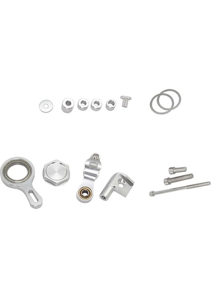 Motosiklet Direksiyon Sabitleyici Damperi Montaj Desteği Braketi Seti Yamaha Yzf R1 2002-2017 Yzf R6 2006-2020, Gümüş (Yurt Dışından) fırsatları