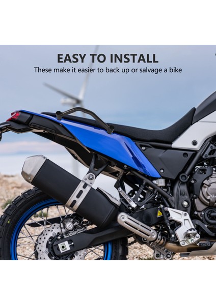 Motosiklet Yolcu Arka Kulp Cnc Koltuk El Kolu Banyo Tutamağı Ray Yamaha Tenere 700 (Yurt Dışından) fiyatları