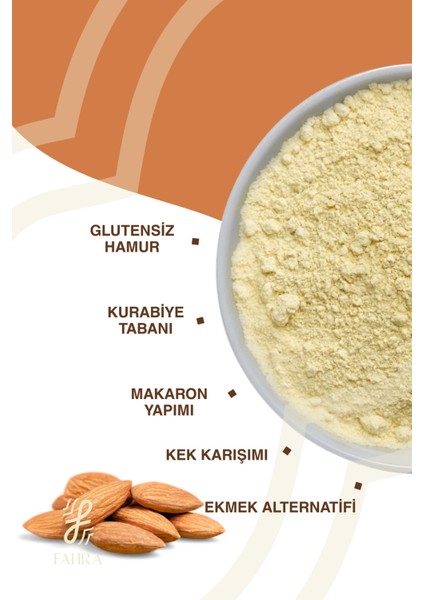 Badem Unu 100G – Glutensiz Beslenmeye, Enerjiye ve Tokluğa Destek 100G fiyatları