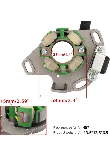 32101-37F00 32101-37F10 Stator Bobini Suzukı RM250 2001-2006 RM250Z Rm 250 Manyeto Jeneratör Bobini (Yurt Dışından) fiyatları