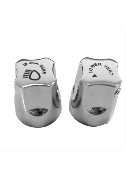 2 Adet Motosiklet Krom Ön Far Yukarı / Aşağı Ayar Düğmesi Honda Goldwing GL1500 1988-2000 Far Yukarı / Aşağı Topuzu (Yurt Dışından)