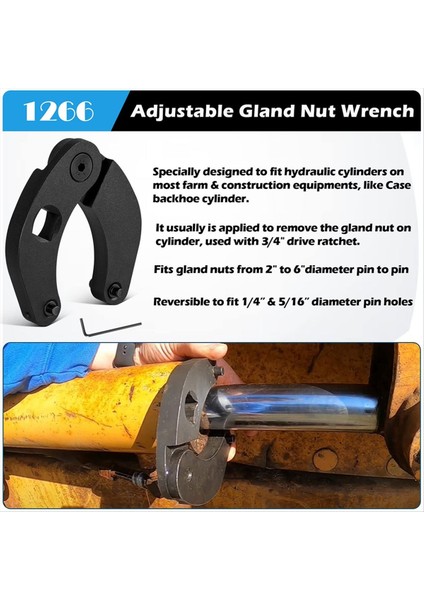 Ters 2 Inç Ila 6 Inç Takım Rakoru Somunu El Anahtarı Evrensel El Aletleri Tarım Makineleri Için Hidrolik Silindirler Anahtarı (Yurt Dışından) fırsatları