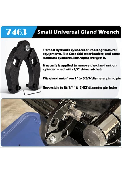 Ters 2 Inç Ila 6 Inç Takım Rakoru Somunu El Anahtarı Evrensel El Aletleri Tarım Makineleri Için Hidrolik Silindirler Anahtarı (Yurt Dışından) indirimleri