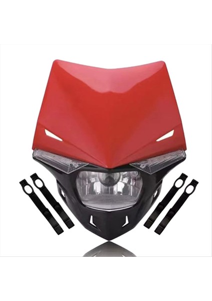 Kir Bisiklet Motosiklet Far Hood Far Takımı Ktm Exc Sx Sxf Exc Mx Smr Kırmızı (Yurt Dışından)