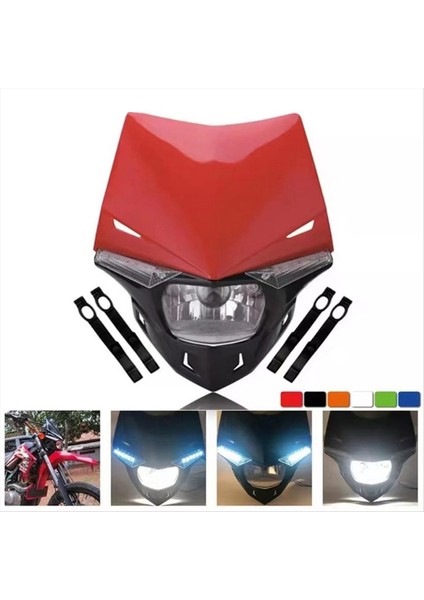 Kir Bisiklet Motosiklet Far Hood Far Takımı Ktm Exc Sx Sxf Exc Mx Smr Kırmızı (Yurt Dışından) modelleri