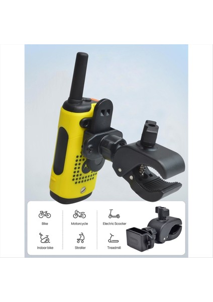 Motosiklet Scooter Gidon Radyo Tutucu, Bisiklet Walkie Talkie Dağı Kelepçe Motorola Talkabout Midland Baofeng Radyo (Yurt Dışından) fırsatları