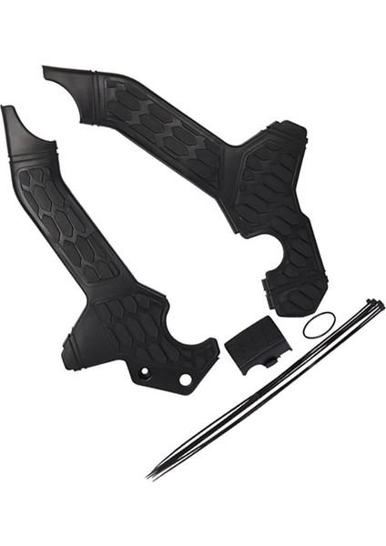 Motosiklet Çerçeve Koruma Yan Koruma Kapağı Fairing Koruyucu Panel Aksesuarları Honda CRF300L Crf 300L(SIYAH) (Yurt Dışından) modelleri